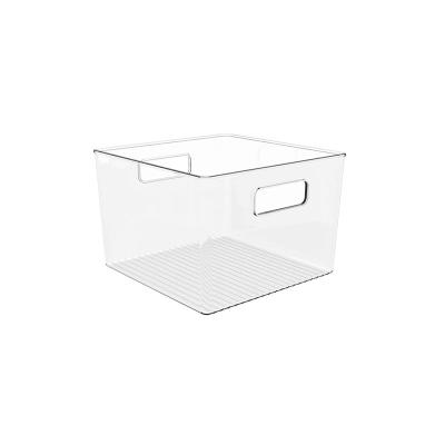 China Freshness Preservation New Product Office Waterproof Large Acrylic Desktop Packaging Plastic Storage Box for sale