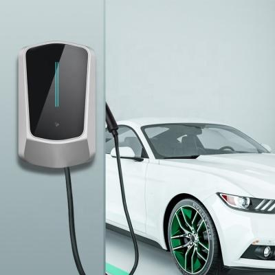 China Residental/commercial ev charging 2023 hot sale 11kw level 2 ev charger wallbox 7kw single phase charging stations electric car charging stations for sale