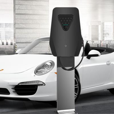 China Residental/Commercial ev Fingerprint and Password Start Type 1 Wallbox EV Charger SAE J1772 Smart Electric Car Charger Station 32A Home EV Charging Charger for sale