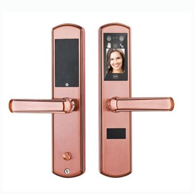 China Sell ​​Well Smart Lock Camera Door Smart Door Lock With Face Recognition Smart Card 909 Lock for sale