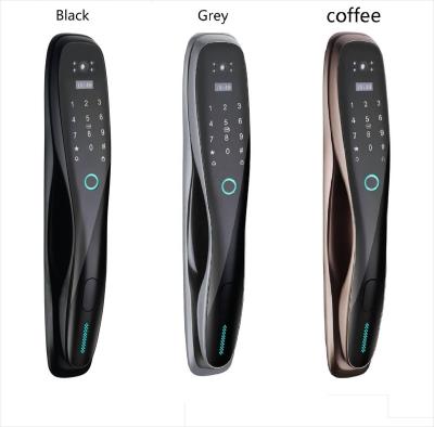 China Aluminum Alloy Hot Sale Biometric Wifi Remote Control Cat Eyes Door Lock Instant Full Automatic Lock for sale