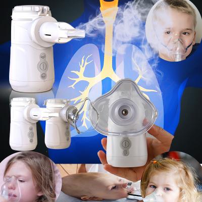 China Compact Portable Mesh Nebulizer with DC 5V USB Power 9-18ml Capacity MMAD 2.5-3.5 μm Noise Level ≤40dB for sale