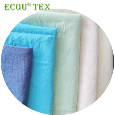 China Antistatic Cotton Hemp Spandex 32s+30d Jersey Fabric Customize Dyed For T Shirt for sale