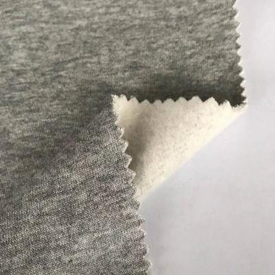 China Sustainable Organic Cotton Recycled Polyester Fleece Yarn-dyed 300gsm For Sweater for sale