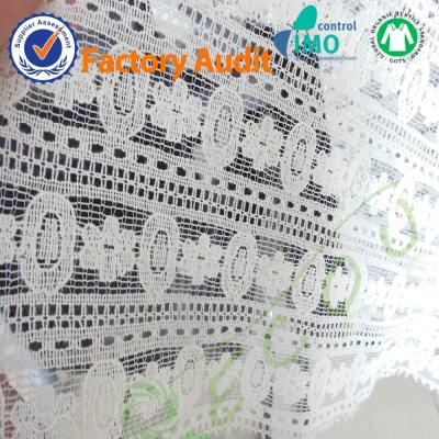 China Viable Chemical Macrame Guipure Lace White Embroidery Tying Lace for sale