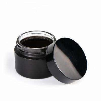 China 50g Cosmetic Empty Cosmetic Glass Cream Jar For Face Cream Skin Care Facial Cream for sale