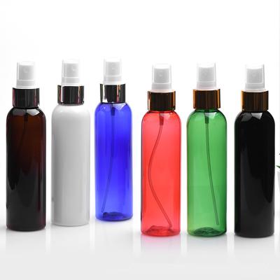 China Empty Fine Amber White Clear PET 150ml Plastic Mist Bottles Cosmetic Packaging for sale