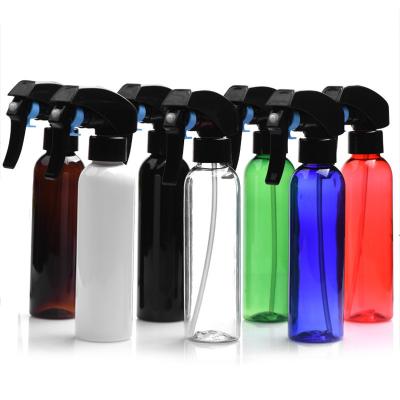 China Hot Selling White Gray Amber Clear Green Empty Pet Cleaning Plastic Bottle With Trigger Sprayer for sale