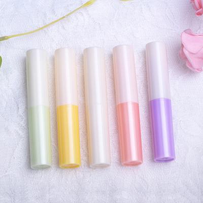 China Wholesale Cosmetic Beige/White/Purple/Pink Color Ready To Ship 3g Lipstick Tube Deodorant Containers Lip Gloss Tube for sale