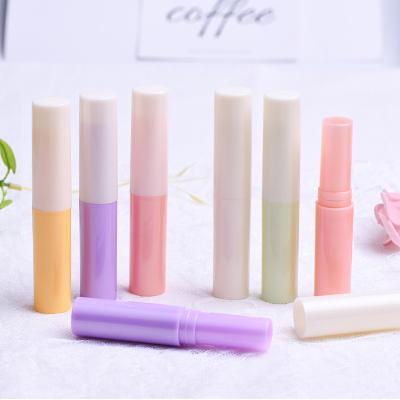 China DIY 3g 4g custom color lip balm containers hot sale cosmetic plastic tube lip gloss empty for sale