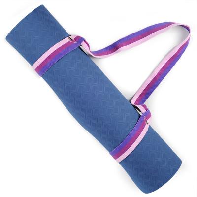 China Polyester Yoga Mat Strap Cotton Carry Strap Custom Print For Mat Strap for sale