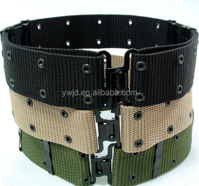 China Custom Polypropylene Men's Buckle Polypropylene Metal Military Tactical Belt For Army for sale