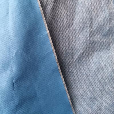 China SF Waterproof Microporous Film PP Composite Spunbond Light Blue Nonwoven Special Pattern for sale