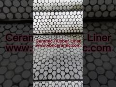 OEM Rubber Ceramic Liners Ceramic And Rubber Composite With Steel Plate