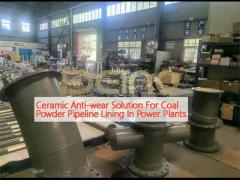 Ceramic Anti-wear Solution For Coal Powder Pipeline Lining In Power Plants