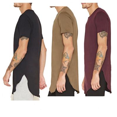 China Breathable Curved-Edge Aplet Tee For Man Short Sleeve Mens Sporty 100% Tee T-shirts Cotton for sale