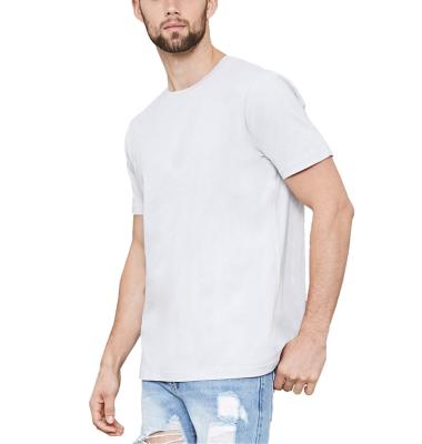 China Wholesale Cotton Blank White Anti-pilling Simple Custom Logo Men's T-Shirt for sale