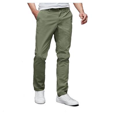 China Wholesale New Design Cotton 100% Custom Anti-pilling Men's Chino Pants for sale