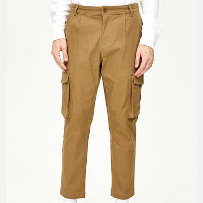 China OEM Wholesale Service Custom High Quality Anti-pilling Yellow Causal Mens Pants for sale