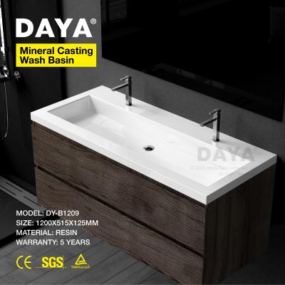 China Fashion Design Free Standing Sink Easy Clean Resin Sink Basin Sinks Single Bathroom Sink for sale