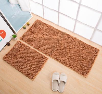 China Washable 100% Polyester Microfiber Chenille Good Quality Anti-Slip Stair Mat for sale