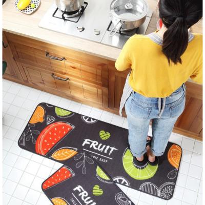 China Washable Printing Kitchen 3d Carpet Covers And Non Slip Entryway Mats For Sale for sale