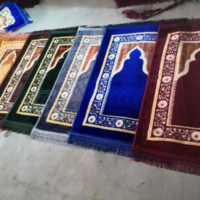 China Good Quality Washable Hot Selling Iran Carpet Rug And Dark Red Muslim Prayer Blanket Wholesale for sale