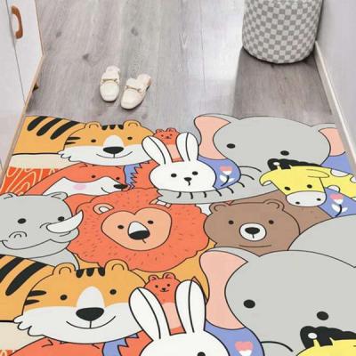 China Washable Factory Built Printing Door Mat Customized Foot PVC Floor Mat Indoor Or Outdoor Mat for sale