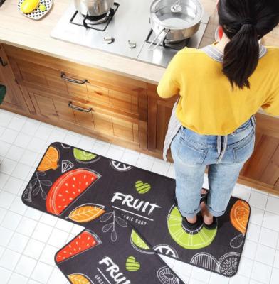 China Best Selling Customized Design Washable Branded 3D Printed Logo Door Mat For Adze Promotion for sale