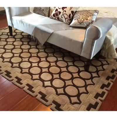 China Hot Sale Washable High Quality Handmade Wool 99% Pure Rugs Used For Living Room for sale