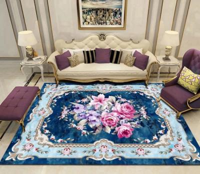 China Factory Price Washable Cheap Gold Diamond Velvet Bedside Carpet Easy To Clean Waterproof Carpet for sale