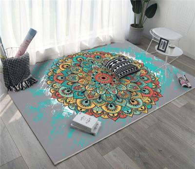 China Wholesale high quality washable living room floor price 3d rug customized center rug living room for sale