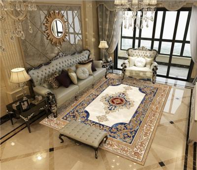 China Washable Blankets Supplier Customized Blankets Living Room Bohemian Rug Color Printed for sale