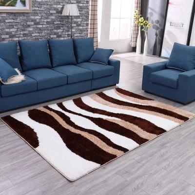 China Fashion Washable Home Soft Dye Modern Silk Rug Plant Decoration Blankets for sale