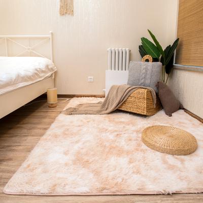 China Fashion Washable Home Soft Plant Dye Area Rug Decoration Bamboo Silk Carpet for sale