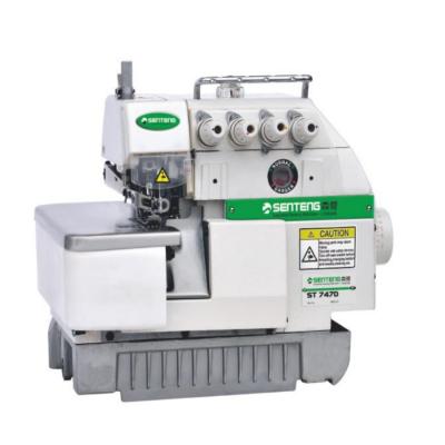 China Yes St 747 Double Needle Four Thread Flat Layer Blanket Stitch Sewing Machines, Industrial High Speed ​​Overlock Sewing Machine Price for sale