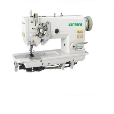 China Garment shops HIGH-SPEED INDUSTRIAL DOUBLE-NEEDLE LOCKSTITCH SEWING MACHINE FOR JEANS for sale