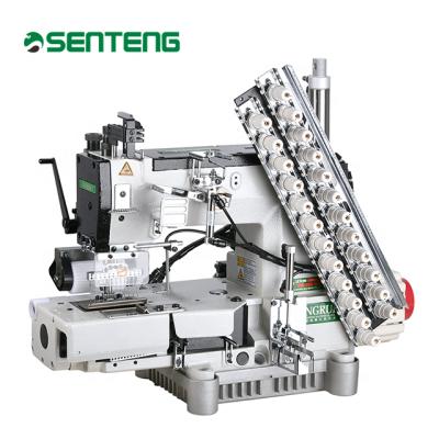 China Garment shops 008 12064 P/VPT 12 double needle chain stitch sewing machines, cylinder bed multi needle pin tucking industrial sewing machine for sale