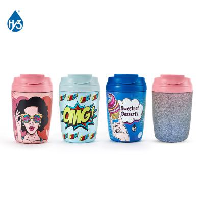 China HY3 350ml 12oz Viable Best Selling Mini Smart Outdoor Sport Stainless Steel Thermos Water Cup Tumbler Cup Bottle for sale