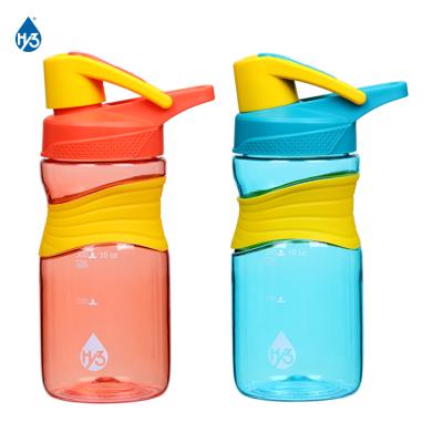 China HY3 450ML 14OZ BPA Tritan Free Viable Non-Toxic Plastic Water Bottle With Leak Proof Flip Top LidCartoon Sports Water Bottle for sale