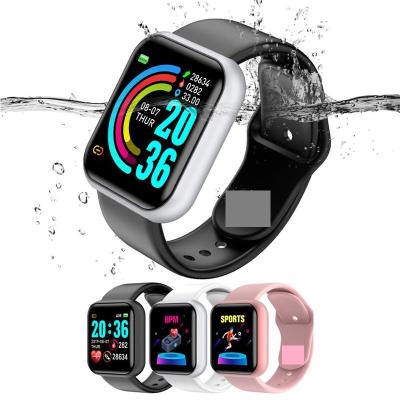 China APP Control D20 Y68 Sports Smart Watch Ipx7 1.44 Inch Heart Rate Monitor Blood Pressure Tracker Fitness Wristband For Apple IOS Android for sale