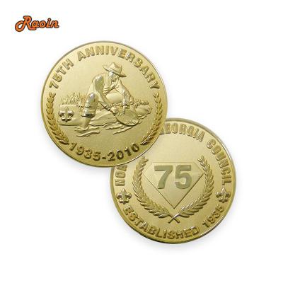 China New Listing Folk Art High Quality Animal Zinc Alloy Plated Folk Art Promotional Coin for sale