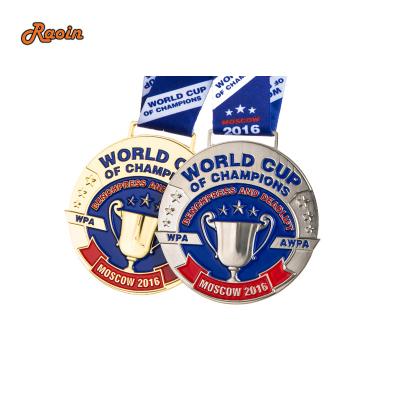 China Wholesale High Quality Folk Art Animal Zinc Alloy Plated Folk Art School Medal for sale