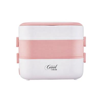 China Portable Multifunction Reusable Lunch Box Electric Warmer Heating Food Container for sale