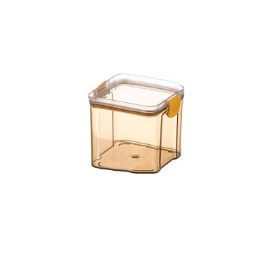 China Durable Removable Food Storage Tank Plastic Container airtight Box Household Plastic Container for Dry Spice Storage for sale