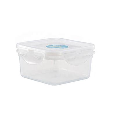 China High quality Refrigerator Storage Square Box plastic bin 750ml Airtight Plastic 1250ml 2000ml Container Airtight Plastic bins for sale