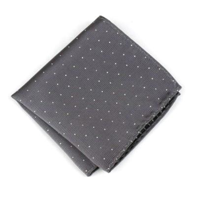 China Soft 100% Polyester Casual Party Handkerchief Polka Dot 22x22cm Custom Made Casual Dot Print Men Pocket Square for sale