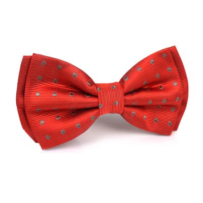 China 12x6.5cm Jacquard Fashion Tie Dye Mens 100% Paisley Luxury Silk Floral Bow Tie for sale