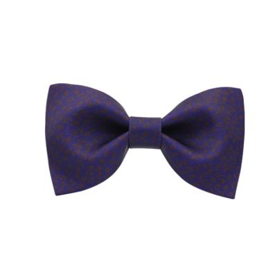 China Jacquard RTS 12x6cm Fashion Luxury Classic Floral Printing 100% Polyester Bow Ties For Men for sale