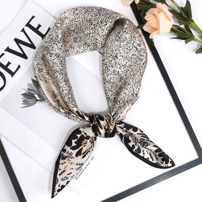 China Wholesale Custom Digital Square Printing 90*90cm Handbag Neck Decoration Square Satin Silk Scarf For Women for sale